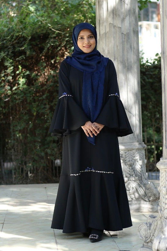عبا زنانه مجلسي مدل پروانه