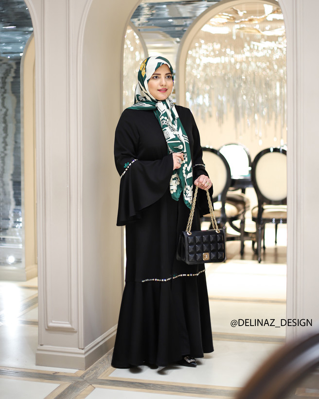 عبا زنانه مجلسي مدل پروانه
