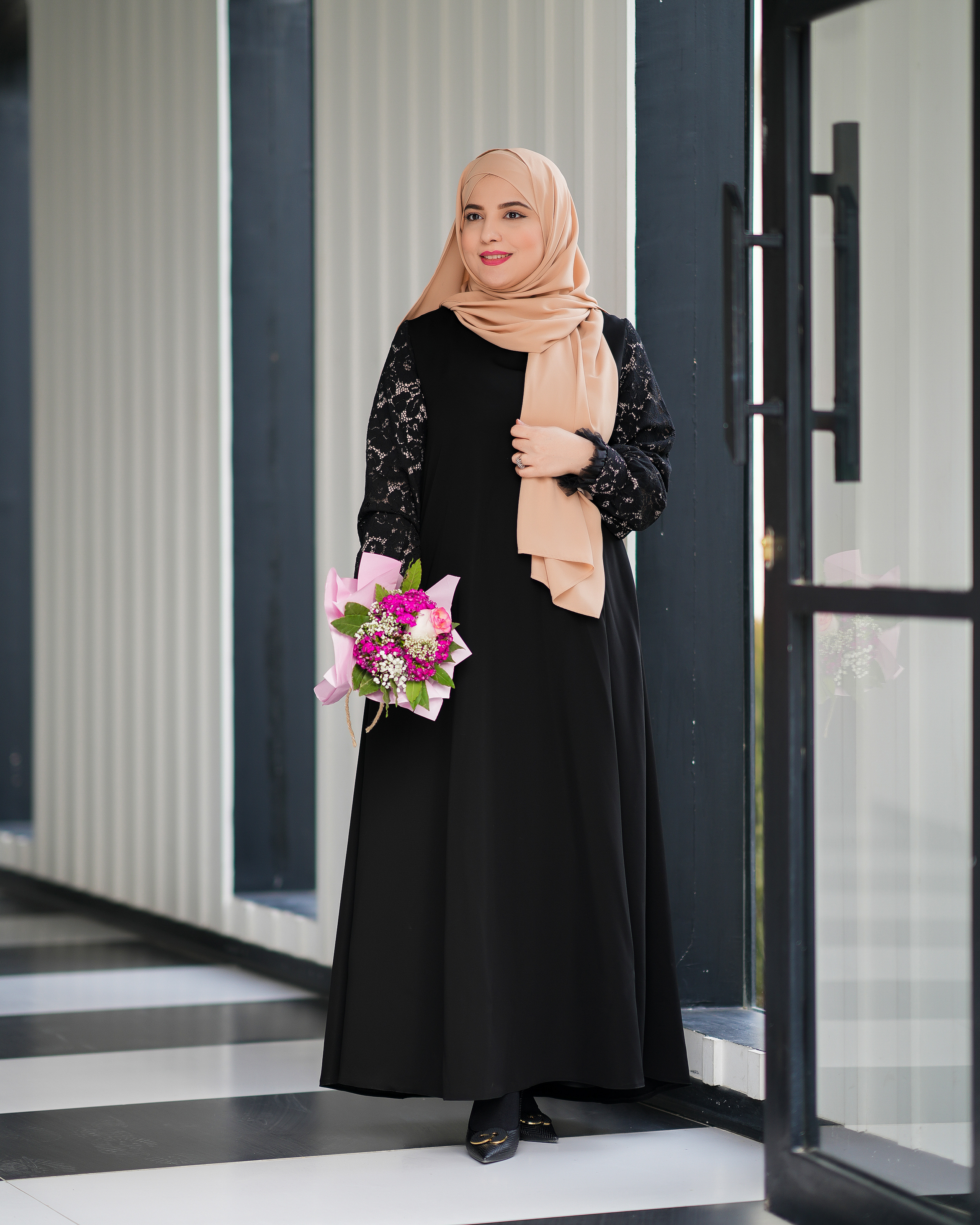 عبا آستین دانتل